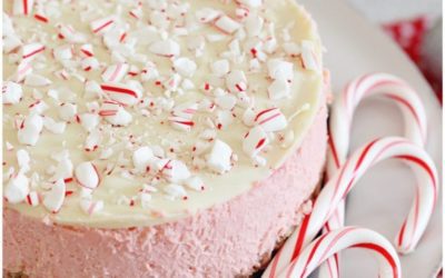 Candy Cane Cheesecake