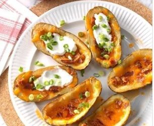 Bacon Cheddar Potato Skins
