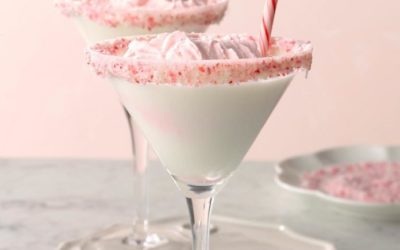 Chocolate Candy Cane Martinis