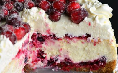 Christmas Cranberry Cheesecake