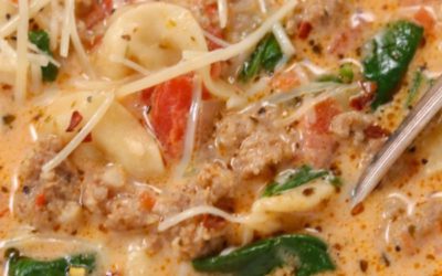 Creamy Italian Tortellini Soup