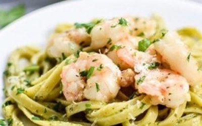 Creamy Pesto Shrimp