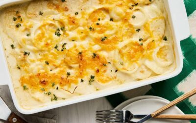 Creamy Spring Cheesy Potatoes and Carrots