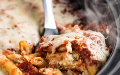 Crock Pot Cheesy Ziti
