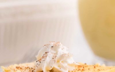 Eggnog Cheesecake Bars