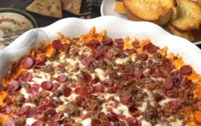 Hot Cheesy Pizza Dip