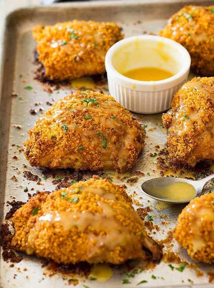 Oven Fried Parmesan Chicken | Milk For Health