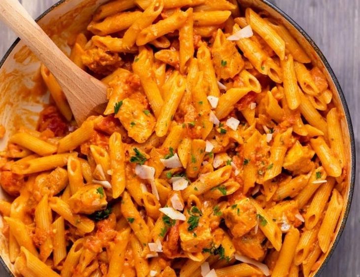 Penne & Vodka Sauce | Milk For Health