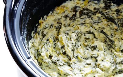 Slow Cooker Spinach Artichoke Dip