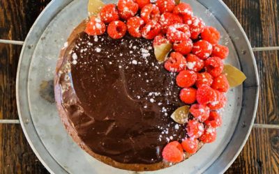 Delectable Raspberry Chocolate Cake
