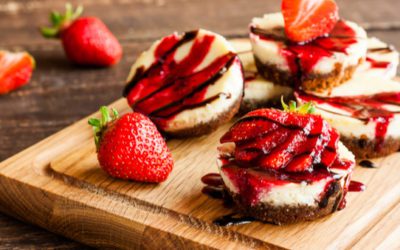 One-Bite Mini Cheesecakes